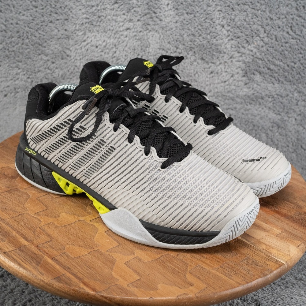 KSwiss Hypercourt Express 2 Tennis Men's Size 9 Black and Gray Pickleball
